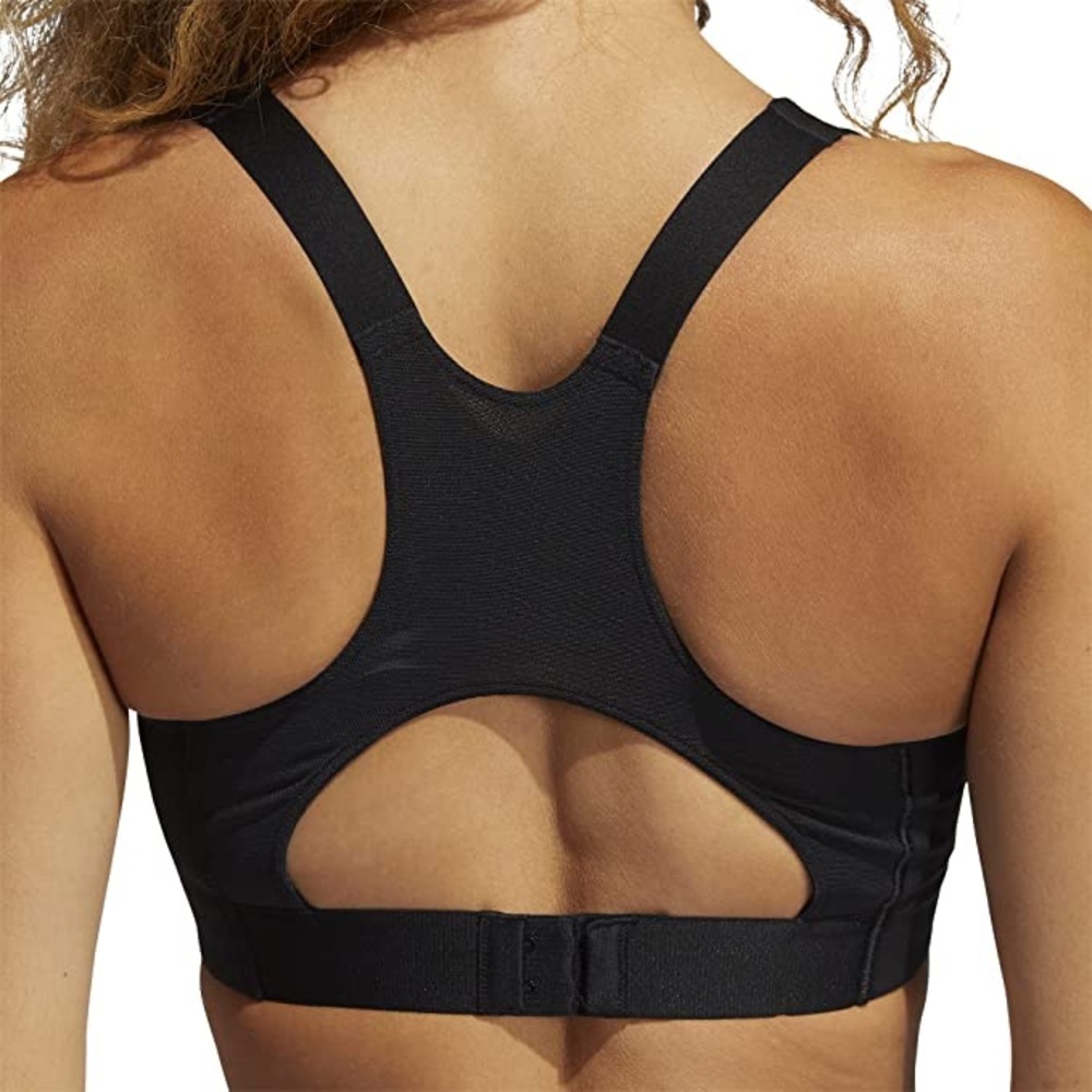 Adidas ultimate sports bra athletic gym yoga workout black small activewear new - Picture 6 of 10